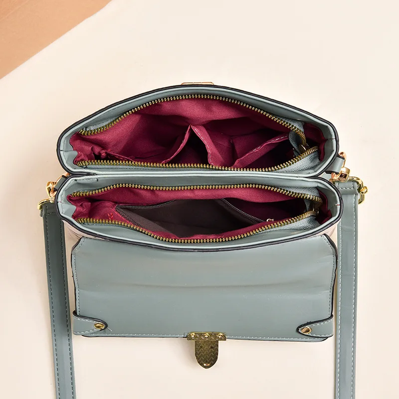 

Bags for Women 2021 New Hit Color Fashion Small Square Bag All-match Shoulder Diagonal Handbag Luxury Designer Bag Sac A Main