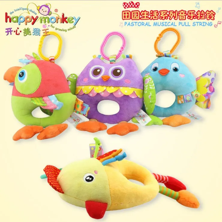 Горячая Распродажа 25 см детская погремушка игрушка плюшевые подвесные