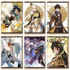 Алмазная живопись 5d, мультяшная аниме мозаика, Рождественская искусственная вышивка Genshin, ударная комната, Декор, наборы для вышивки крестиком