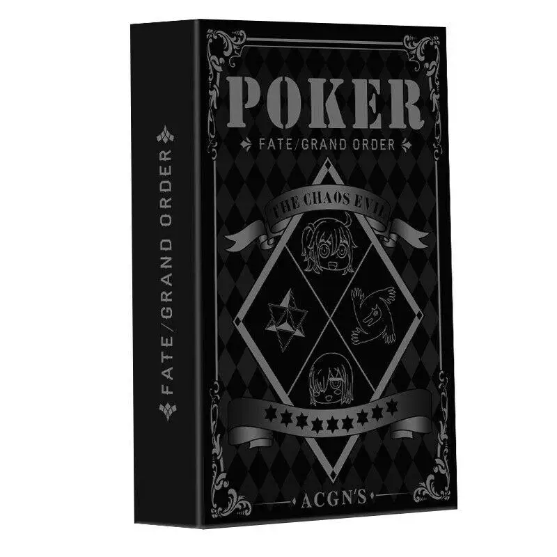 New Japan Anime FGO Fate/stay night Fate/Grand Order Black Poker Saber Jeanne dɺrc Cards Suit Cosplay Game Gifts | Тематическая