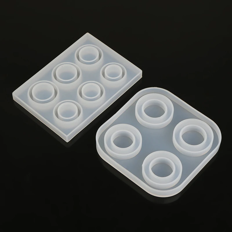 Flat Rings Mould Handmade Jewelry Tools DIY Jewelry Making Ring Silicone Molds