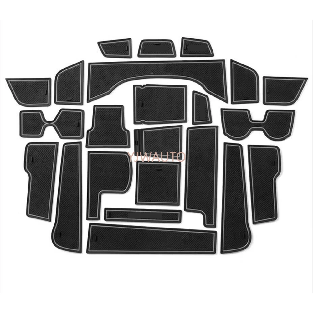 

Door Slot Mat for Honda Share Domain Gate Groove Cushion Car Door Rubber Cup Holder Mats Anti-slip Carpets Position
