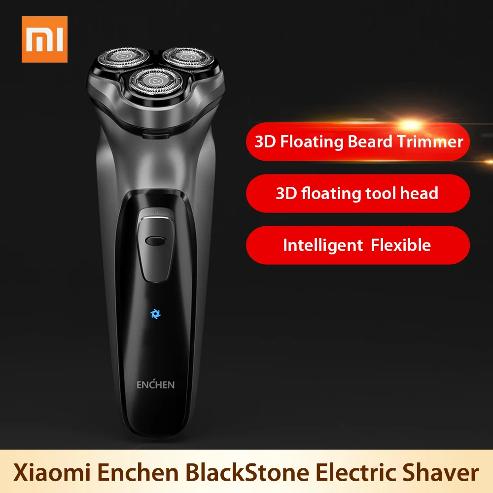Xiaomi mijia бритва Enchen BlackStone 3D электробритва xiaomi razor Мужская моющаяся type-C USB Перезаряжаемый для бритья машинка для стрижки