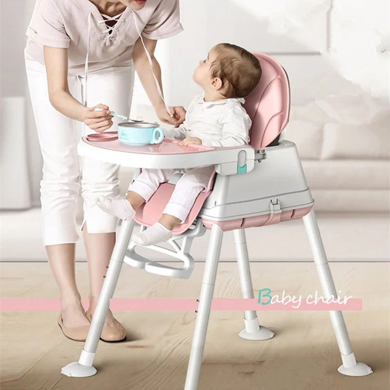 

Dining Chair Foldable Portable Household Baby Learning Chair Children's Multifunctional Dining Chair Desk Chair for Child