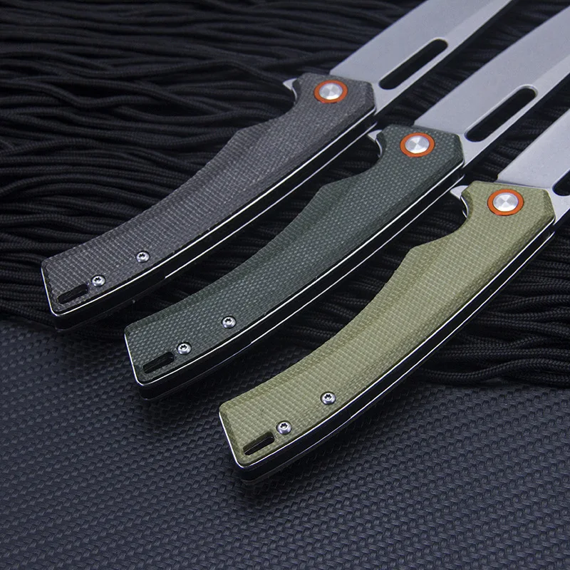 FREETIGER FT957 Flax Fiber Handle Folding Knife D2 Blade Outdoor Camping self-defence fishing hiking Pocket EDC tools | Инструменты