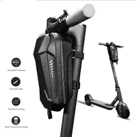 portable scooter storage bag large volume electric scooter front hanging bag hard shell material fit for carring charger tools