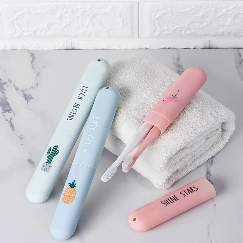 Портативный Зубная щётка защитный ящик Аксессуары для ванной комнаты