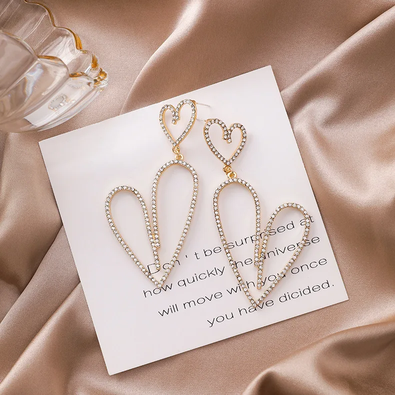 Модные геометрические женские свободные модные серьги из сплава простые в форме