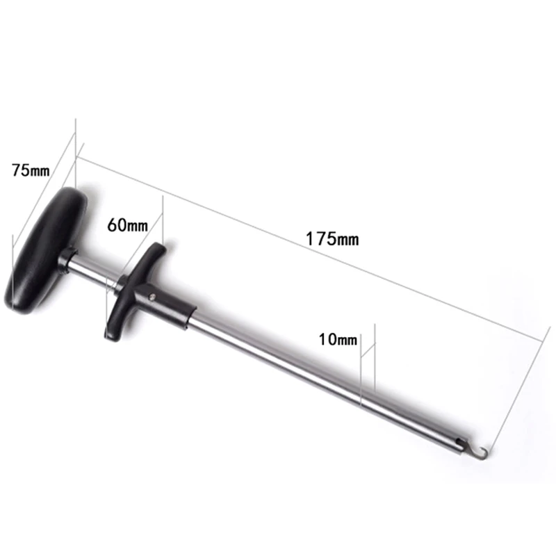 1 шт. рыболовный крючок с алюминиевой трубкой|Рыболовные снасти| |