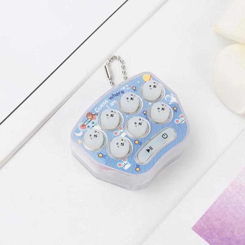 

Mini hand-held hamster toy decompression game machine keychain