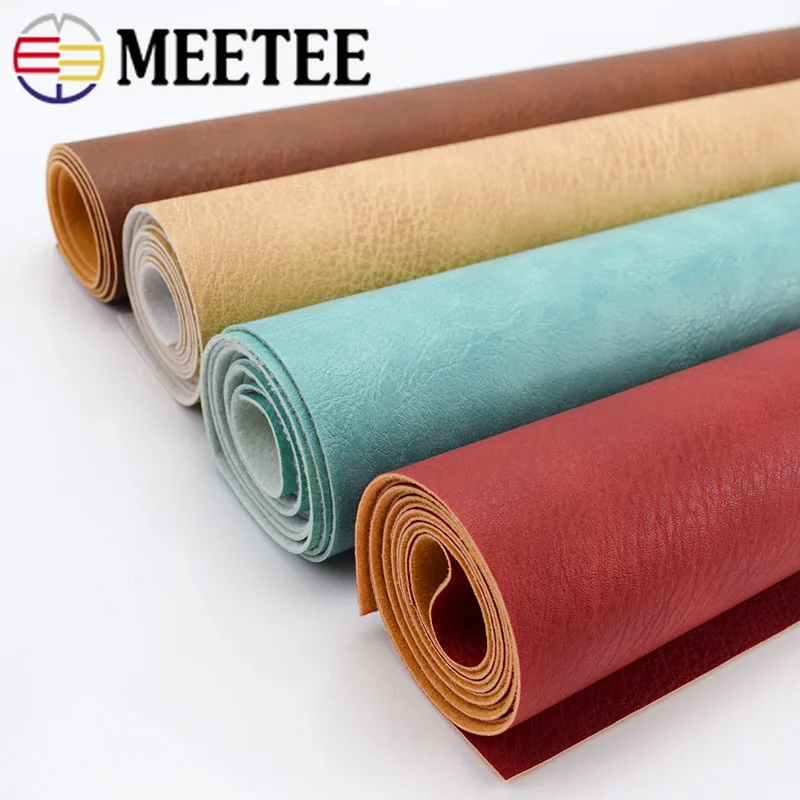 Meetee 50х68см искусственная Синтетическая кожа ткань для шитья DIY сумка обувь