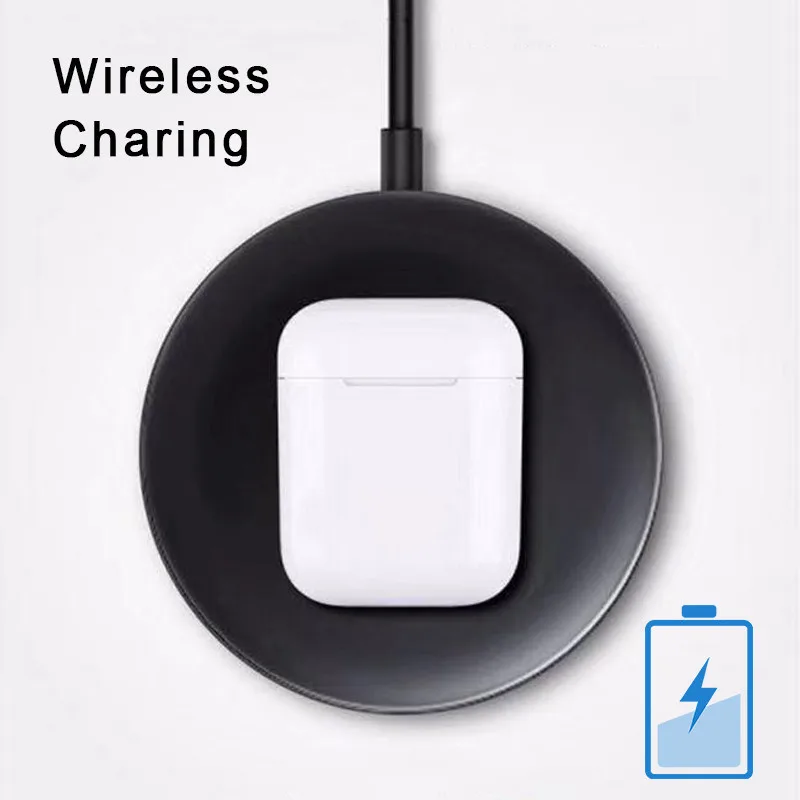I80 tws 5 0 беспроводные bluetooth наушники всплывающее окно QI зарядное устройство SIRI