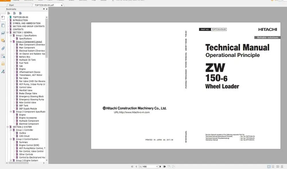 Строительное оборудование Hitachi 2020 цех с полным DVD на 20 6 ГБ техническое