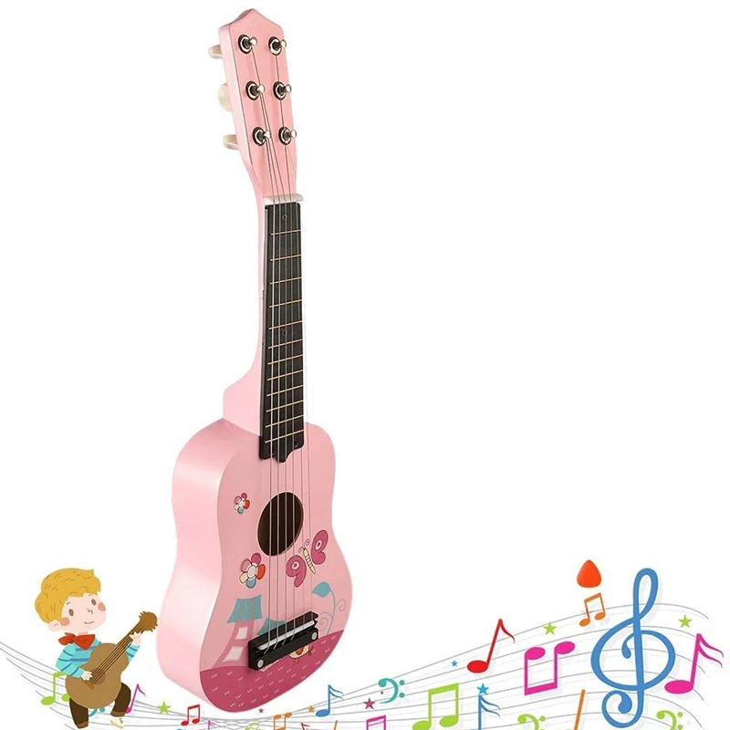 Kids Guitar Toy 21 Inches 6 Strings Classical Wooden Musical Instrument Children | Игрушки и хобби