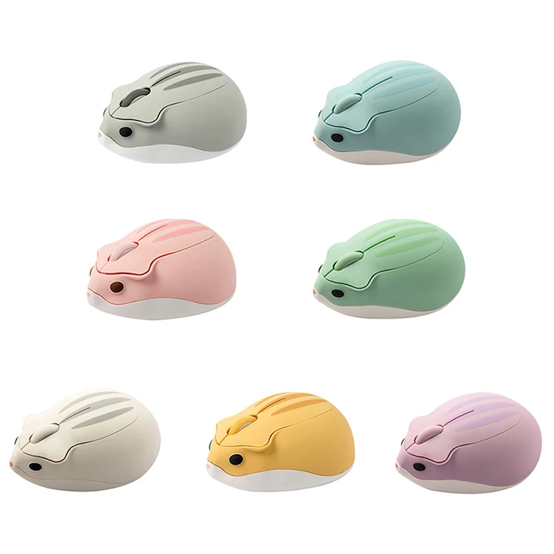 

New Hamster 2.4G Wireless Mouse For Laptop Universal Cute Popular Anime Peripherals For Game And Office 7 Colors