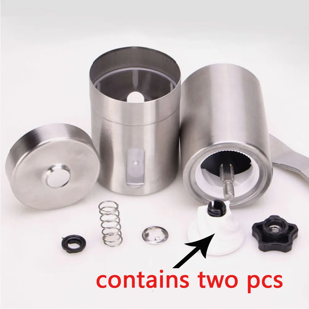 Ручная кофемолка из нержавеющей стали набор Кофи мельниц керамическая