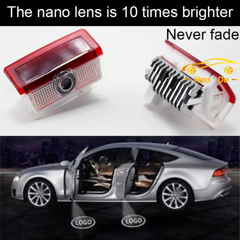 

4PCS led Car Door light laser projector lamp For Mercedes Benz W205 W213 X253 W164 X166 C292 GLC GLB GLE Class welcome light