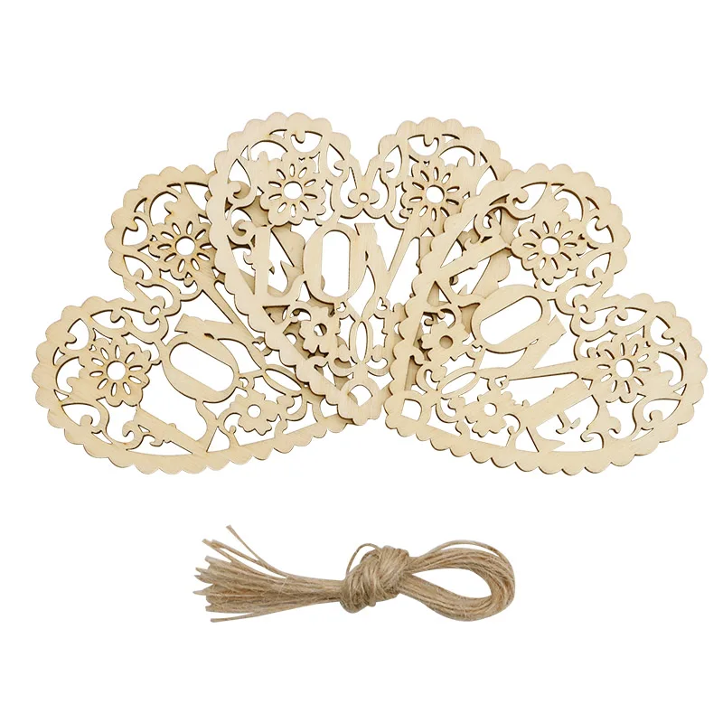 10 шт./компл. деревянное украшение сделай сам|Украшения своими руками для