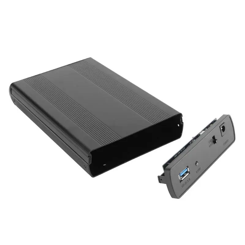 ЕС/США 3,5 дюйма SATA к USB 3,0 высокая скорость внешней HDD жесткий диск чехол для корпуса с Светодиодный индикатор для ноутбука рабочего стола