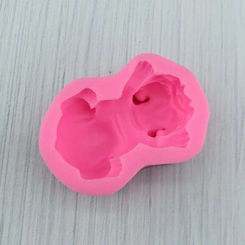 3D большой размер мягкая фотоглина форма для ледяного мусса желе десерта торта