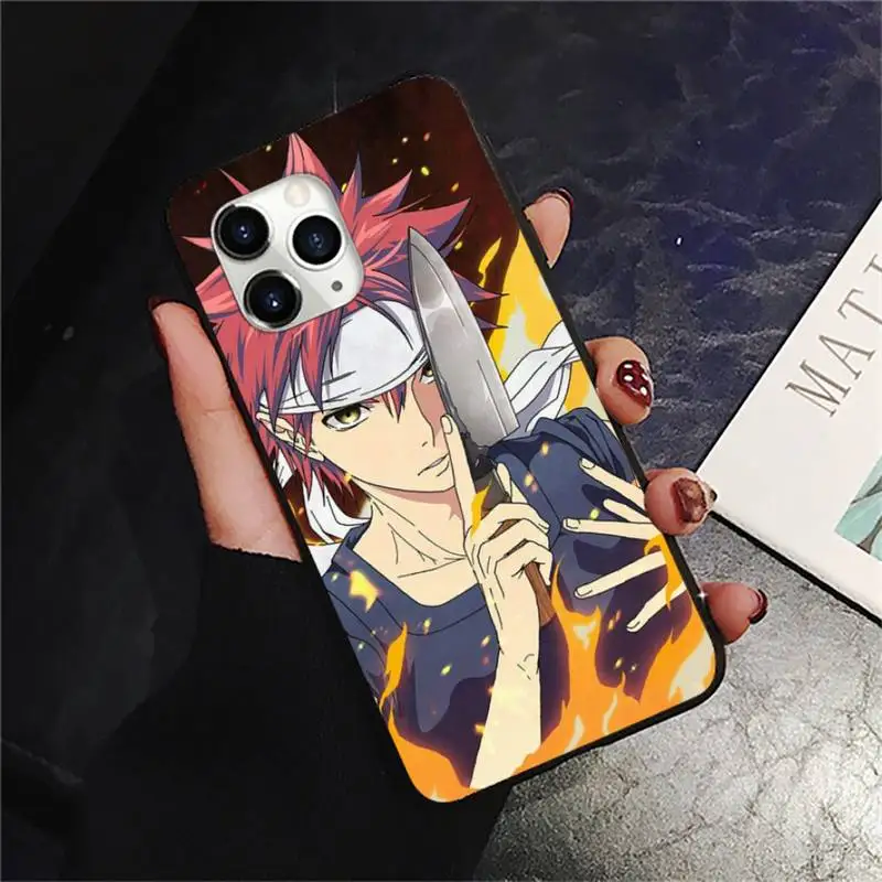

Food Wars anime Phone Case for iPhone 11 12 pro XS MAX 8 7 6 6S Plus X 2020 XR Mini
