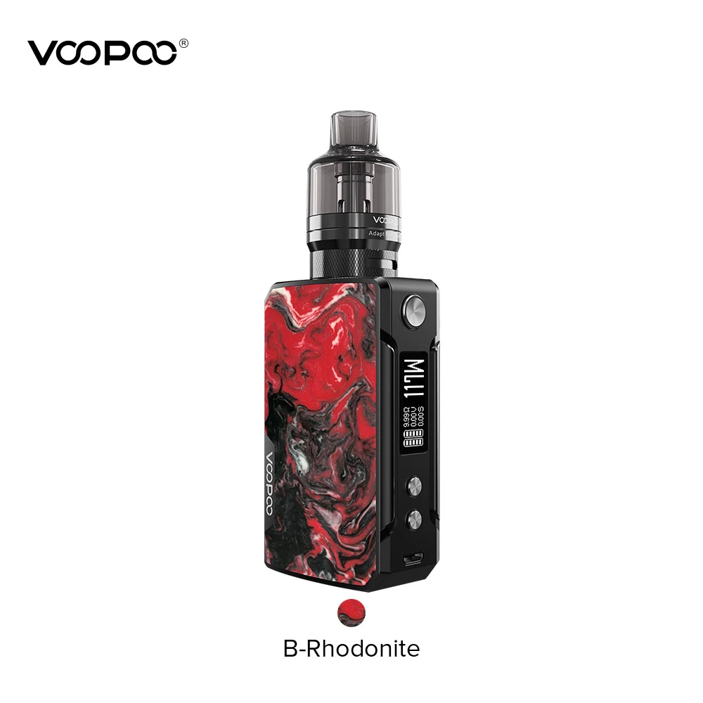 【New】 voopoo Drag Mini с PnP Kit (Refresh Edition) 4400mAh система батарейного отсека 117W выход