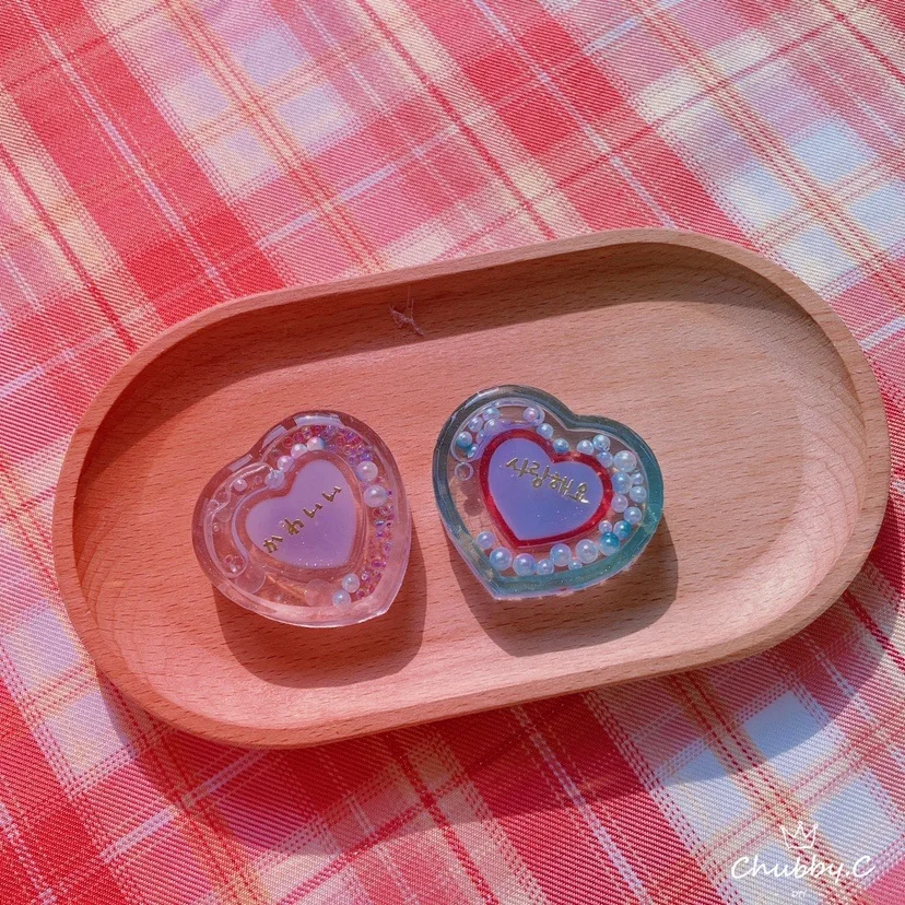 

wsy-45 3D cute heart quicksand matte shape resin shaker mold glossy silicone mold handmade replication mould