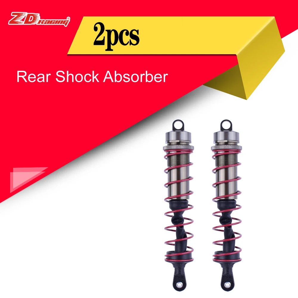 2 шт. ZD Racing алюминиевый сплав Металлические задние амортизаторы для масштаба 1/8 JLB