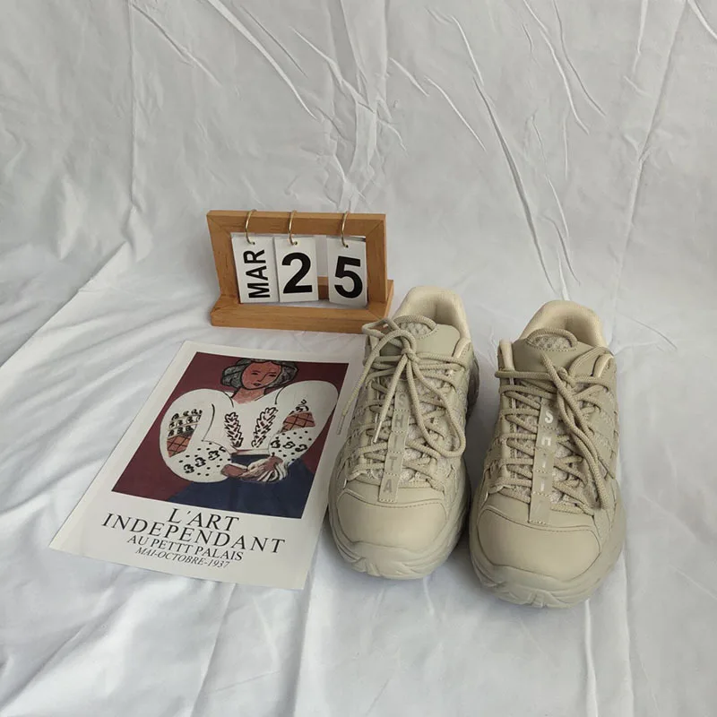 Женские спортивные кроссовки LMCAVASUN массивные сетчатые для девочек повседневные