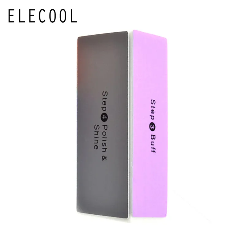 ELECOOL 4 Уход за кожей лица шага Pro красочные ногтей cо шлифовальными буферными