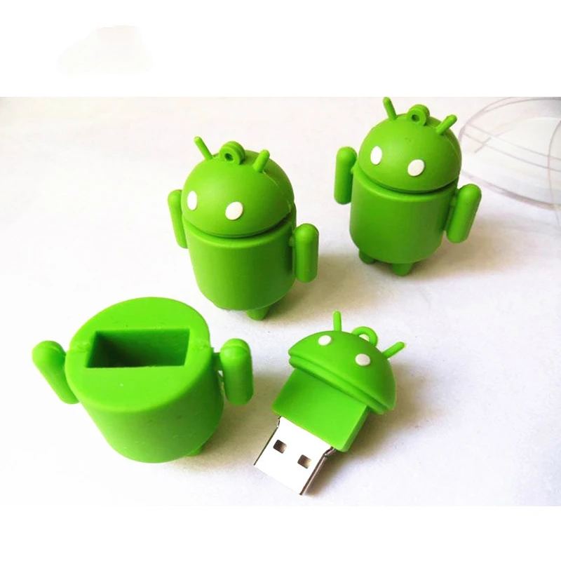 Usb-флеш-накопитель для роботов 4 ГБ 8 16 32 64 мультяшный флеш-накопитель android в