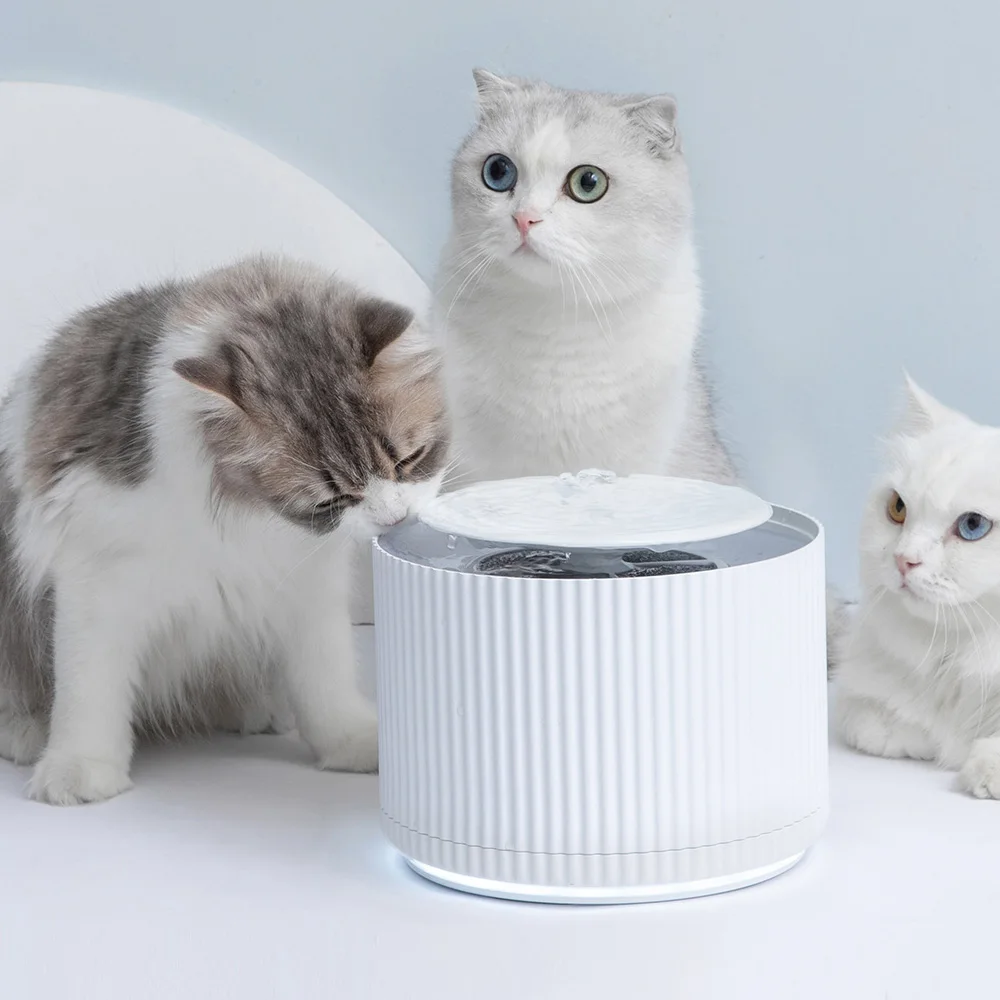 Xiaomi Mijia Smart Cat диспенсер для воды для домашних животных очиститель воды 5 Слои фильтр 360 градусов Открытый питьевой лоток животных для фонтанчика питьевой воды