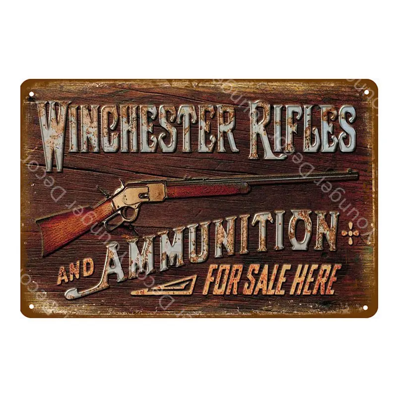 YD3942AI Man Cave Warning Hunting Tin Sign Vintage Wall Decor For Farm House Gun Shop Decorative Plate Hunter Gift Deer Poster YI-143 - Цвет: YD3942AI