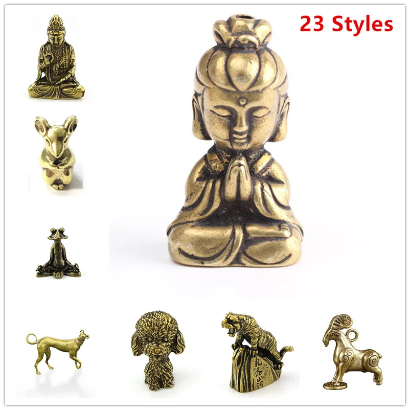 

Латунная статуэтка Будды, миниатюрная искусственная Статуэтка для дома и офиса, Статуэтка из красного дерева, ремесла, декоративный домашн...