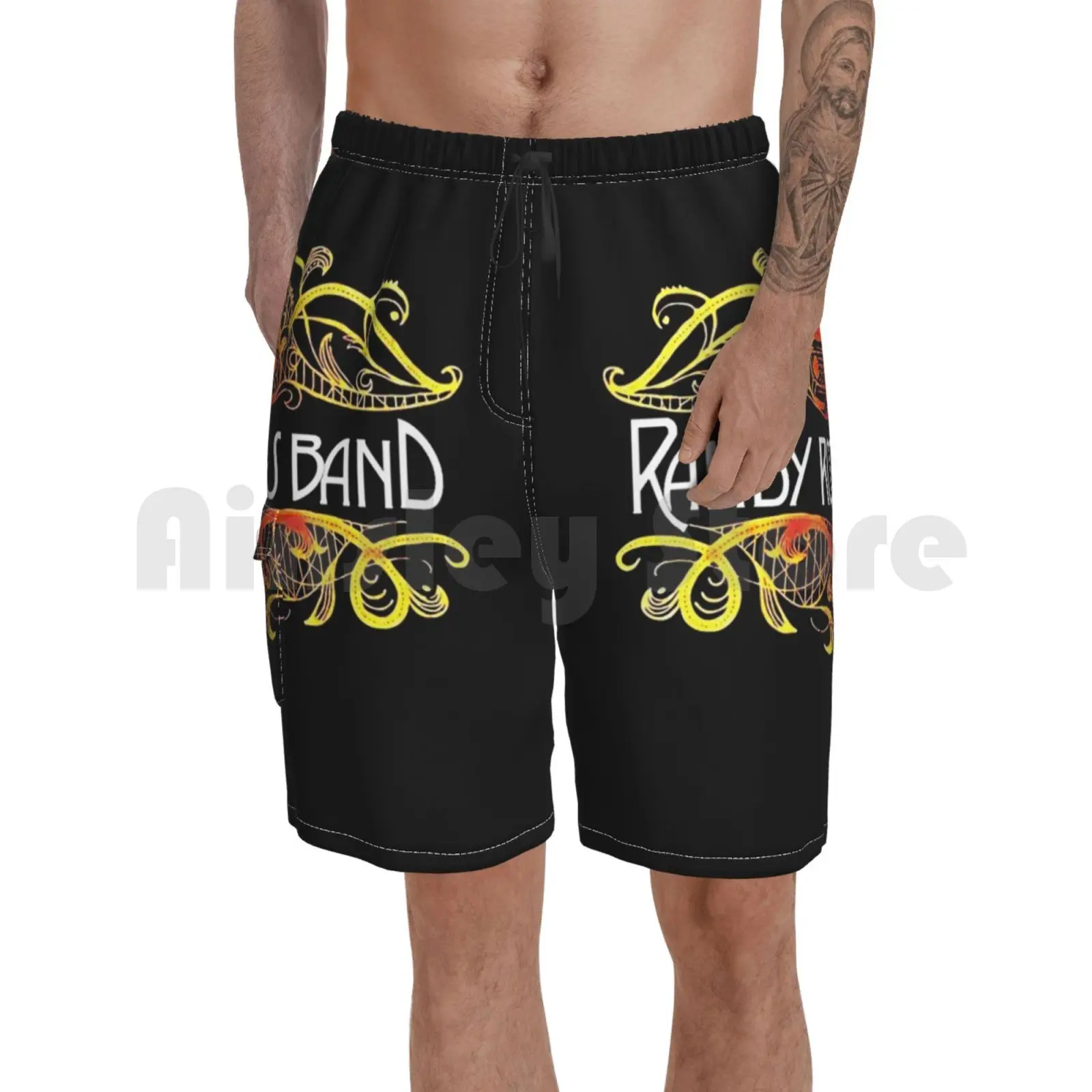 

Randy Rogers Band Is An American Country Music Band Beach Shorts Men Beach Pants Swim Trunks Randy Rogers Band Is An