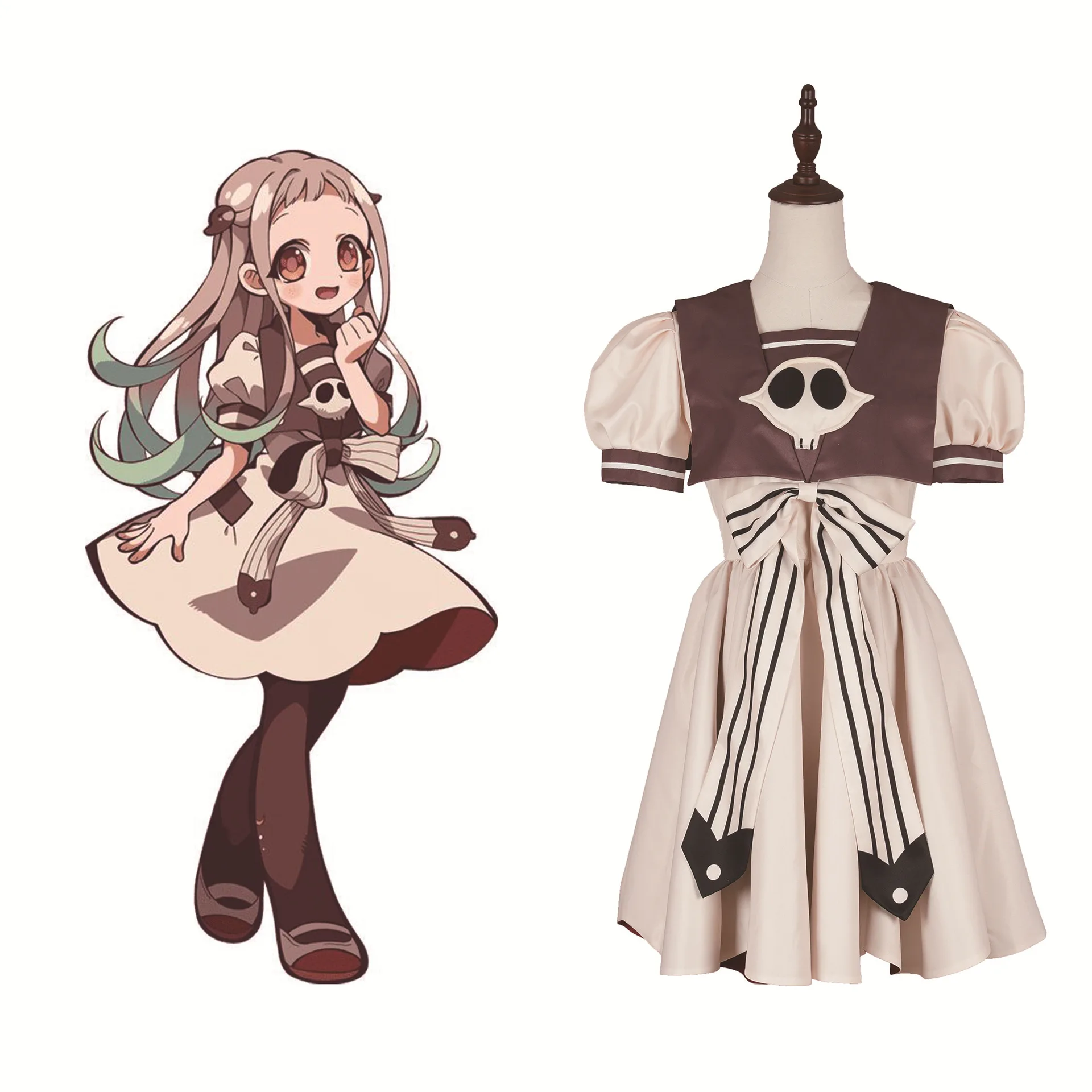 

3D Printing Day Night Bound Young Hanako Jun The Same Name Anime Heroine Hachi Ningning Cosplay Costume Cos Perform Women