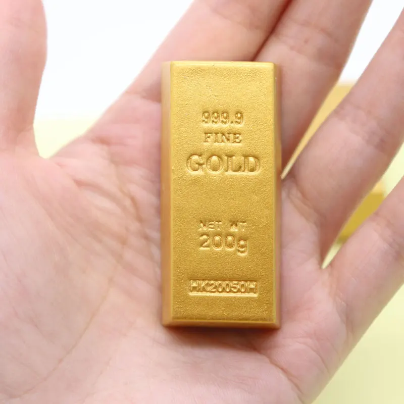 50 мм магнит на холодильник золотой бар украшение для дома магнитная наклейка