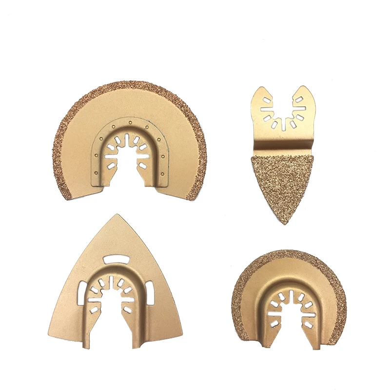4 Size in 1 SET 4 шт. HCS мульти Осциллирующий режущий диск Карбид шлифовальные аксессуары для реноватора электроинструмента - Цвет: 4 Size in 1 SET