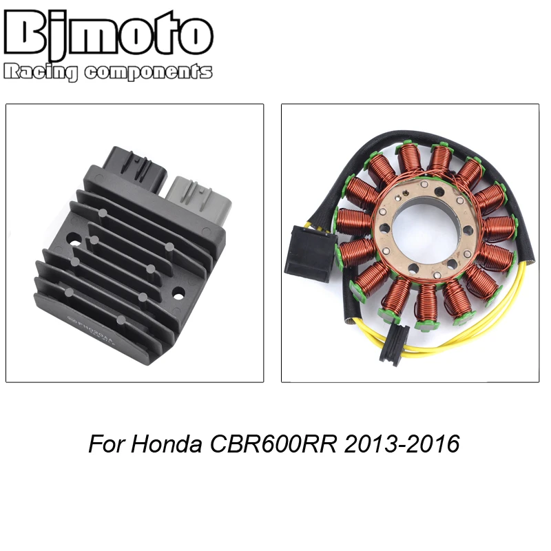 

BJMOTO Motorcycle Voltage Regulator Rectifier + Stator Coil For Honda CBR600RR CBR 600 RR 2013-2016 2014 2015