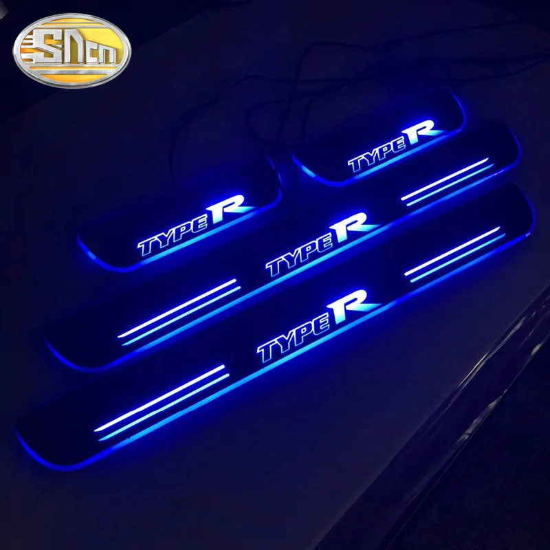 Автомобильная наклейка акриловая движущаяся светодиодная подсветка на педаль