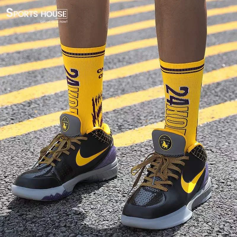 

Sports home sports men's winter high-top mid-length tube towel bottom Kobe elite basketball tide socks