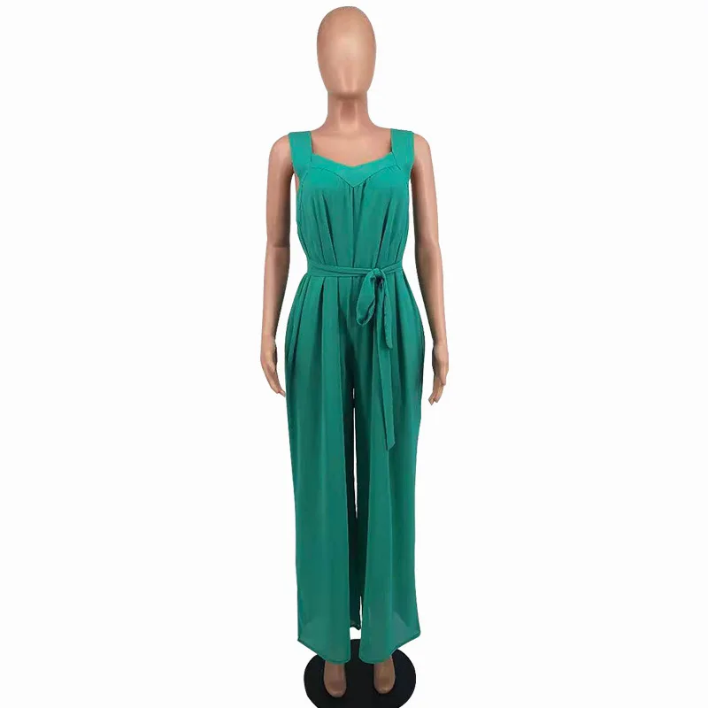 Африканская одежда для женщин комбинезон без рукавов Свободный летний