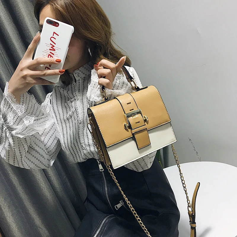 Маленькая женская сумка новинка 2019 мессенджер на одно плечо модная