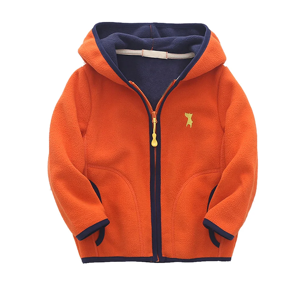 Куртки для мальчиков детские пальто на молнии девочек уличные куртки с капюшоном