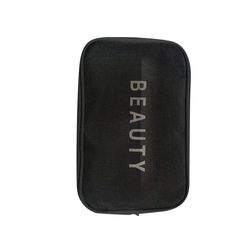 

3PCS Set Fashion Portable zipper mesh cosmetic bag Travel Make Up Toiletries Storage Pouch Gift