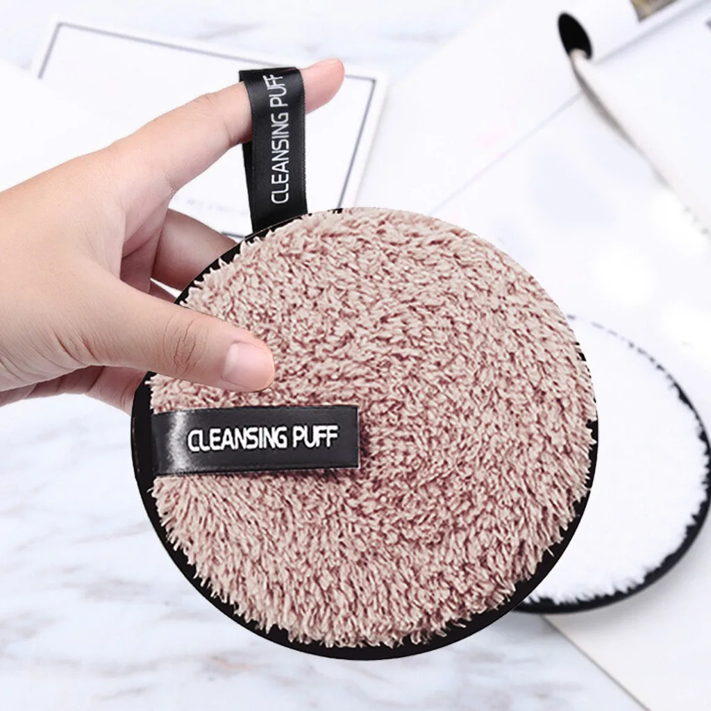 Makeup remover Microfiber Cloth Pads Towel Face Cleansing Makeup Remover Towel Face Cleansing Makeup Lazy cleansing powder puff