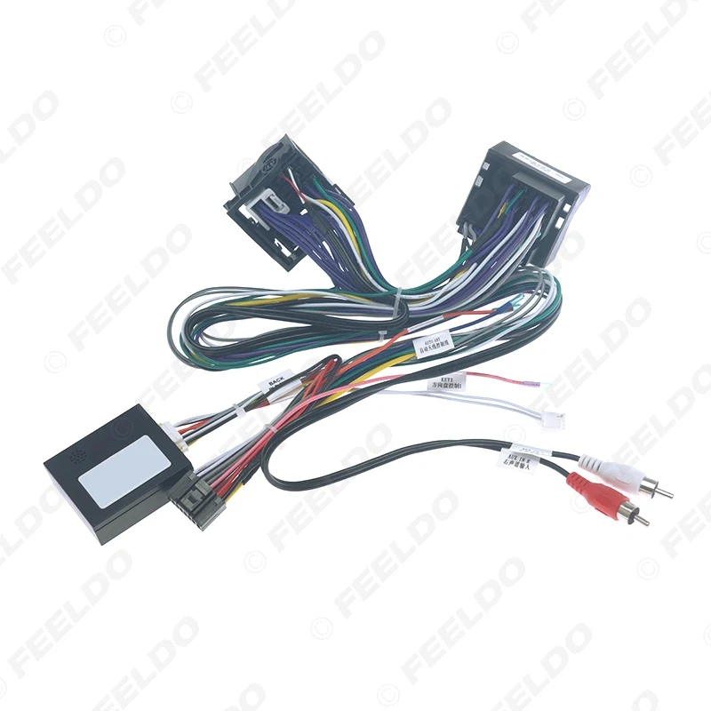 FEELDO автомобильный 6PIN Aftermarket Android стерео кабель питания адаптер с Canbus для Mercedes Benz