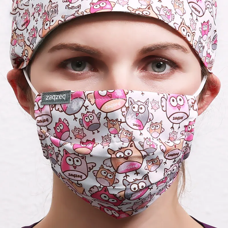 Surgical Mask 12 23 Цвета хирургические маски медицинский узор медсестры Рабочая маска Регулируемое Качество хлопок дантиста ветеринарная Больничная докторская маска - Цвет: Surgical Mask 12