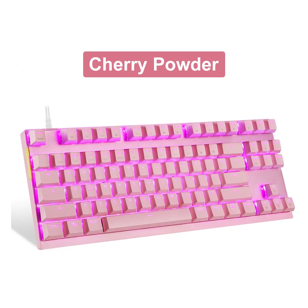Клавиатура MOTOSPEED CK82 игровая Механическая Проводная с RGB-подсветкой 87 клавиш |