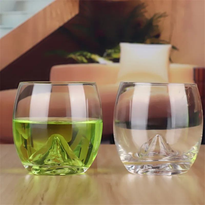 Красочный стеклянный Кубок Дома креативный тренд крепление Fuji Айсберг виски